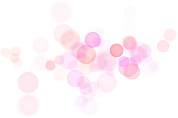 Backgroundless light. Bokeh lights with transparent background. Pink circular lights. Bokeh lights PNG.
