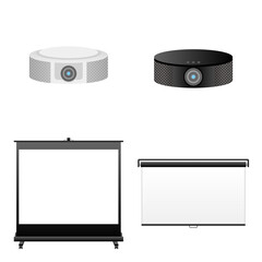 Obraz premium いろいろな家電のセット_プロジェクター,スクリーン