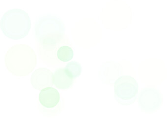 Backgroundless light. Bokeh lights with transparent background. Green circular lights. Bokeh lights PNG.
