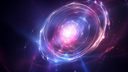 Obraz premium An abstract stellar background illustration. Generative AI. 