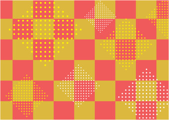 日本のお正月をイメージした背景デザイン