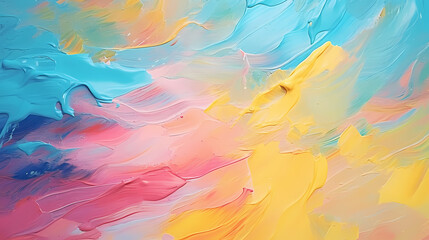Naklejka na ściany i meble Colorful abstract painting poster web page PPT background