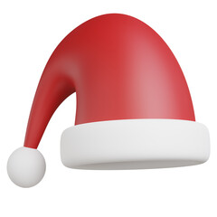 3d render of hat with christmas season.
