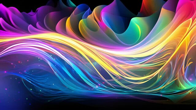 A rainbow of magical energy streams forth from the caster s fingers weaving a tapestry of psychedelic shapes that seem to linger in the air.