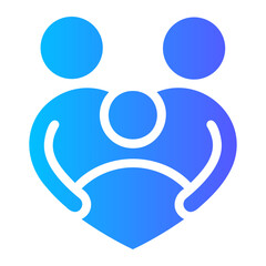 family gradient icon