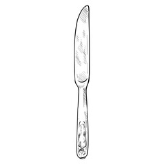 knife handdrawn illustration