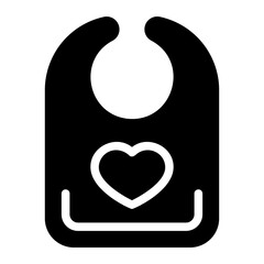 bib glyph icon