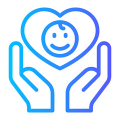 Adoption gradient icon