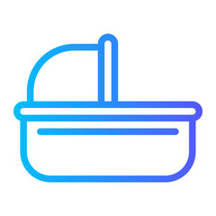 carrycot gradient icon