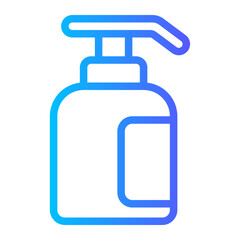 liquid soap gradient icon
