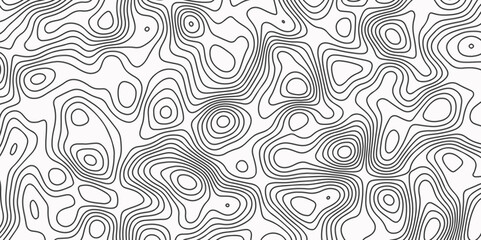 Vintage contour mapping of maps.Ocean topographic line map with curvy wave isolines vector Topographic Map in Contour Line Light topographic topo contour map and Ocean topographic line map with curvy