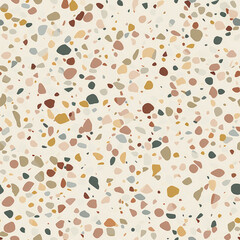 Pastel Terrazzo Texture - Chic and Modern Background for Sophisticated Design Projects. Generated AI.