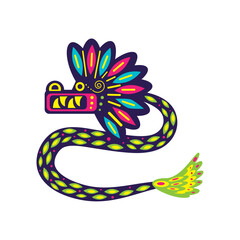 Obraz premium alebrijes snake isolated