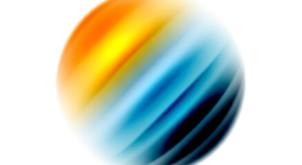 Color mixing liquid rainbow shape background