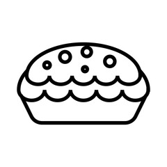 Pie Line Style in Design Icon