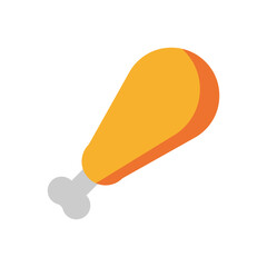 Chickens Flat Style in Design Icon