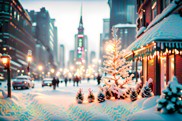 Happy White Christmas.
Generative AI