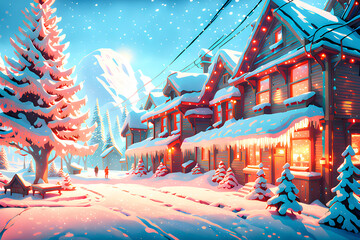 Happy White Christmas.
Generative AI