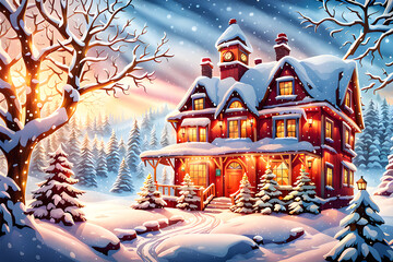 Happy White Christmas.
Generative AI