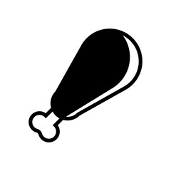 Chickens Glyph Style in Design Icon