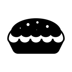 Pie Glyph Style in Design Icon