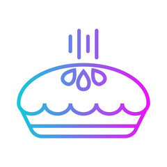 Apple Pie Gradient Style in Design Icon