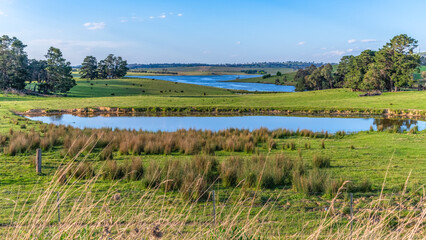Carcoar Dam, Wind Turbines and countryside