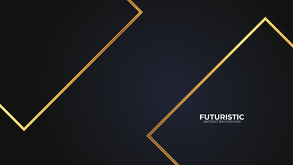 futuristic abstract background overlap layer on dark blue space with glowing lines shape decoration. Modern graphic design element future style concept for banner, flyer, card, or brochure cover