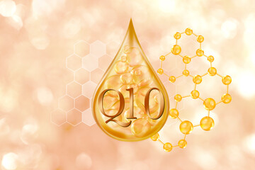 cosmetics serum oil and molecule