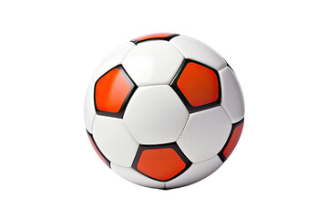 Fototapeta premium Football isolated on a white background with clipping path