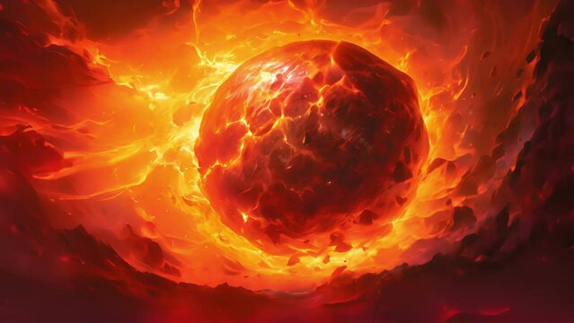 A brilliant blinding cobalthued fireball engulfs its dread enemy to the sound of sizzling and crackling.