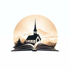 church built upon the scripture. Generative AI.
