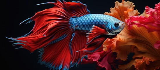 The hobbyist enjoys keeping freshwater fish in an aquarium particularly the striking Betta fish as it allows them to connect with nature and indulge in their hobby