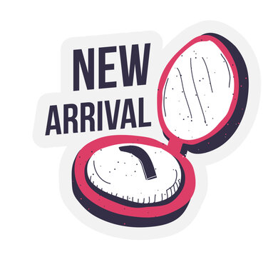 New arrival of cosmetic products promo banner