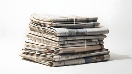 stack of newspaper