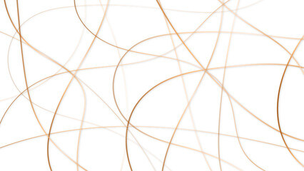 chaotic scribble golden lines. modern minimalist art