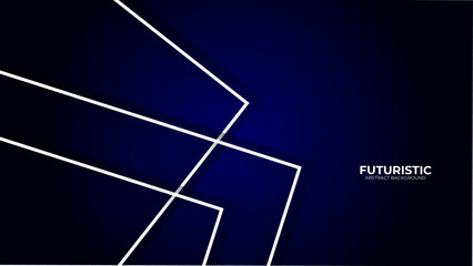 Futuristic abstract background. Modern shiny blue dark geometric lines pattern. Future technology concept. Suit for poster, banner, cover, presentation,
