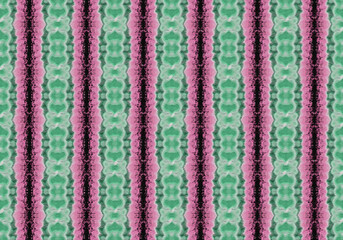 pink and green fabric