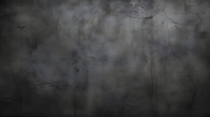 Old wall texture cement dark black gray background abstract grey color design are light with white gradient background background. generative AI.