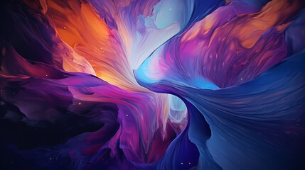 Obraz premium Digital technology abstract splash poster web page PPT background