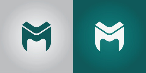 Letter M Logo Icon Design Template Element - obrazy, fototapety, plakaty
