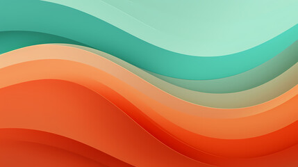 Horizontal colorful abstract waves abstract poster web page PPT background
