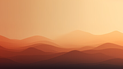 Minimalist earth tone gradient abstract wave abstract poster web page PPT background