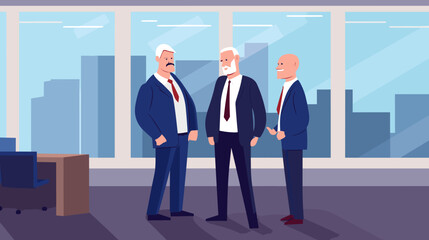 Fototapeta premium Concept vector illustration of business situation.
