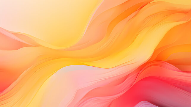 Orange yellow pink lines abstract poster web page PPT background