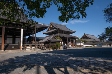 興正寺，京都，寺， 日本の建築物，木造，伝統,...
