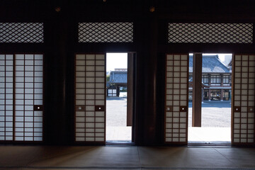 興正寺，京都，寺， 日本の建築物，木造，伝統,...