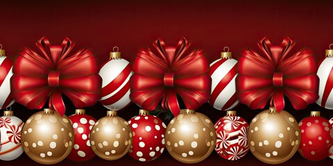 seamless christmas decoration pattern