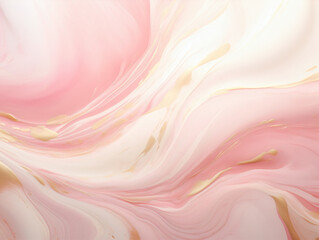 Obraz premium Abstract pink liquid ocean and swirls of marble calm and peaceful background