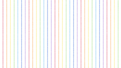 手書き風カラフルなパステルカラー虹色のストライプの背景 - obrazy, fototapety, plakaty